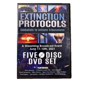 Extinction Protocols Globalists to Initiate Tribulations Steve Quayle DVD 5-Disc